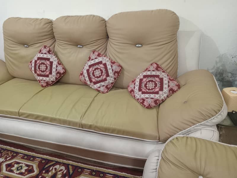 5 seater leather sofa set 1