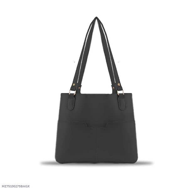 BagX_Fable black  PU leather Totebag black 1