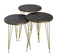 1 pec/set of 3 round coffee table