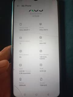 Infinix smart 7 4/64  all ok ha 9 by 10 0