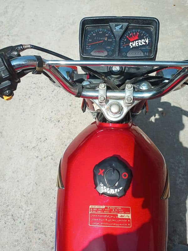 Honda 125 Red color  | CG-125 | 7