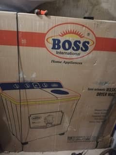 BOSS BOX PACK NEW WASHING + DRYER MACHINE 0