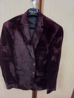 Men's velvet coat