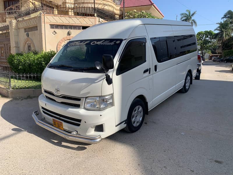 Hiace coaster available for rent 24/7 11