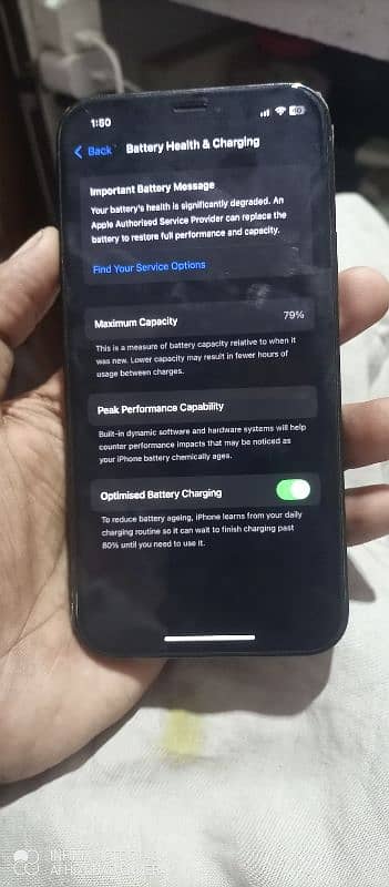 I phone 12pro 128gb PTA approved box sath 0