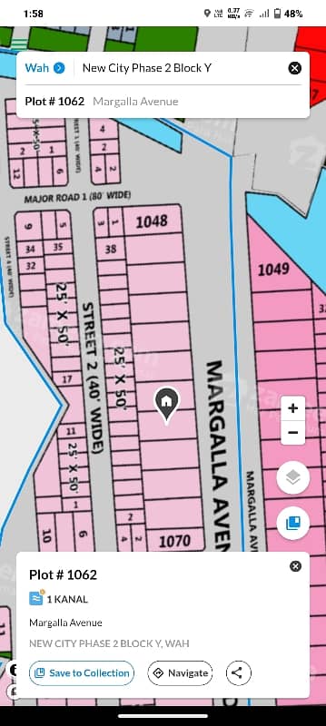 1 Kanal Main Boulevard Plot For Sale Y Block 4