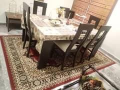 6x seater dining table