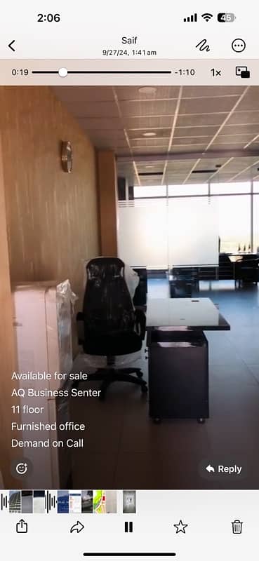 AQ Buisnise Center 11th Floor Full Furnish 1