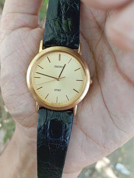 seiko vintage gold plated 3