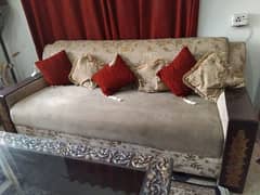 wooden/ sofa set / 5 seater / 1+1+3 / Furniture 0