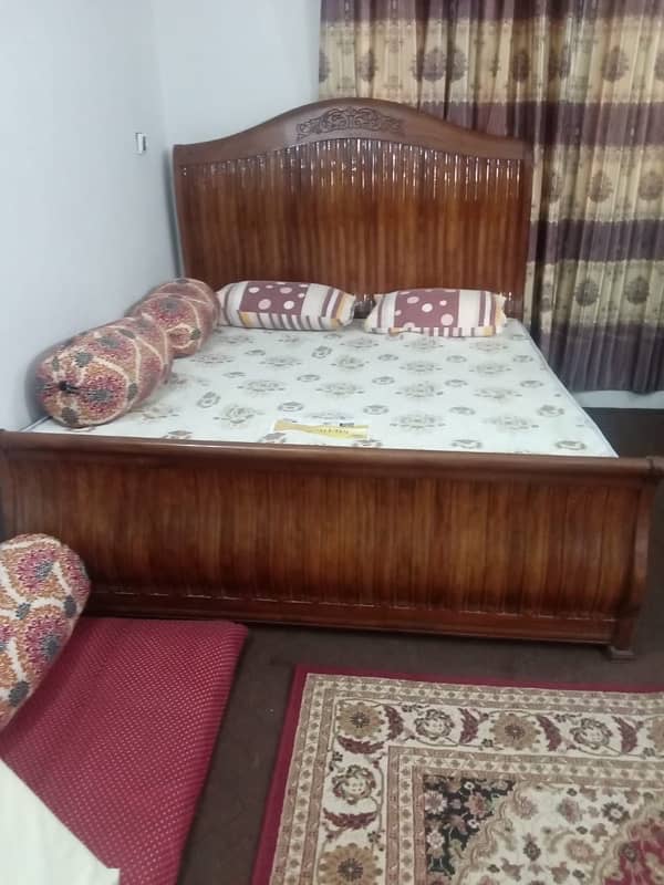 1 bed with 2 side tables looks like new bed tow sides big size daraz 1