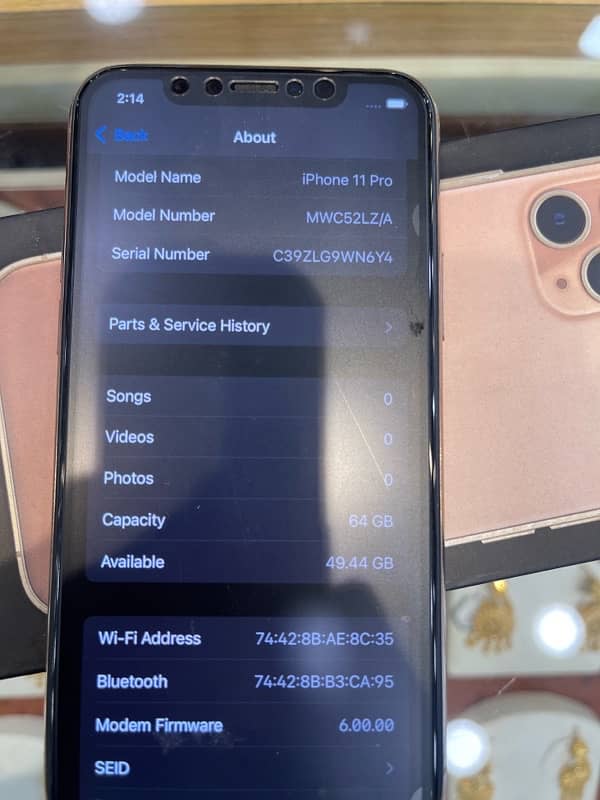 iPhone 11 Pro 64gb with box PTA Approved 3