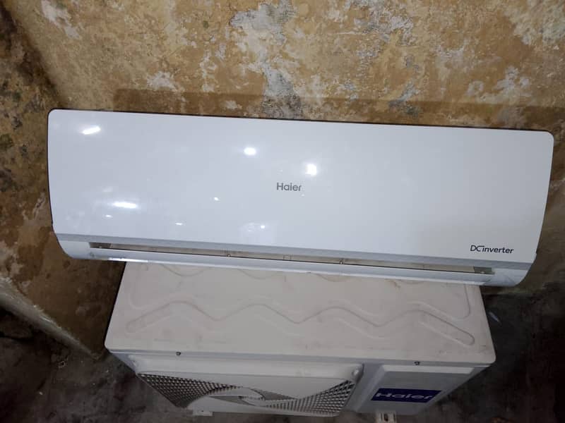 HAier 1.5 ton dc inverter 18hfcm with card  (0306=4462/443) super set 1