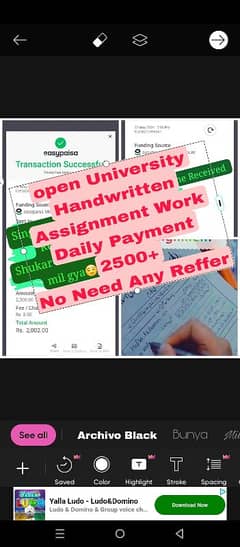 Handwritten Assignment Content Writing And Data Entry Work