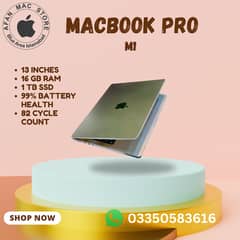 Macbook pro 13inches M1 16gbram/1tb ssd