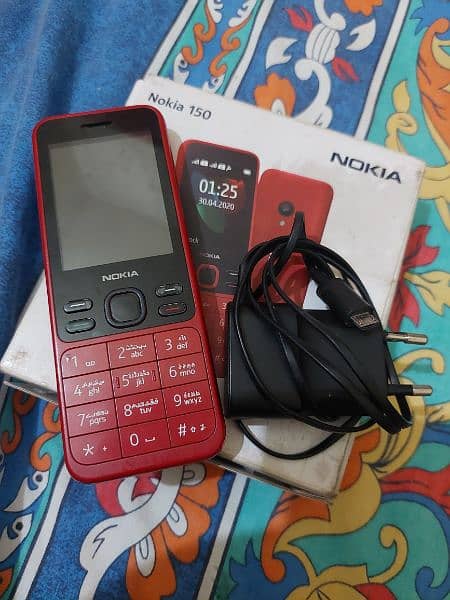 Nokia 150 with box and charger orignal nokia phone 1