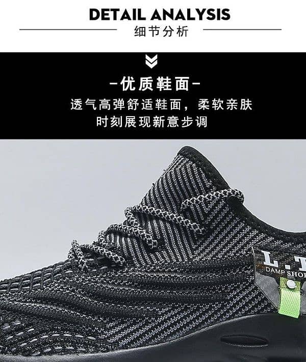 Men's Breathable Spring Shoes (Black) Ships From Overseas 2