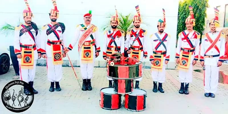 foji band baja/fauji pipe band Lahore/Dhool/ Barat/Shadi/Mehndi/Event 1