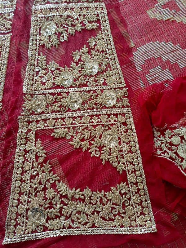 bridal suite,, bridal lehenga,, party wear red lehenga, 5