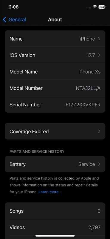 Iphone XS LLA 6