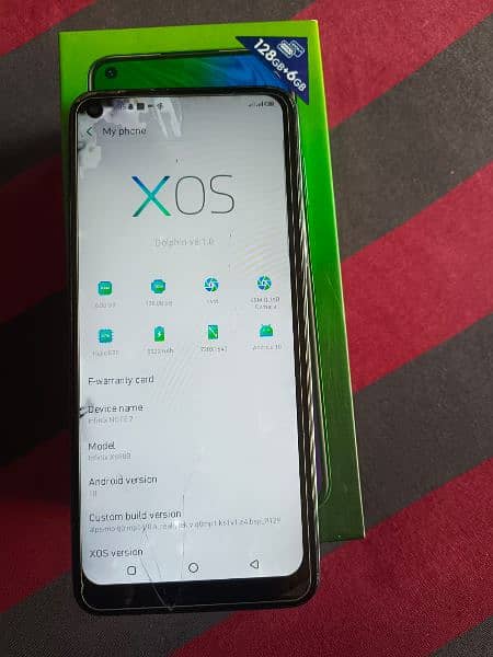 Infinix note 7. (6gb+128gb) with box only 6