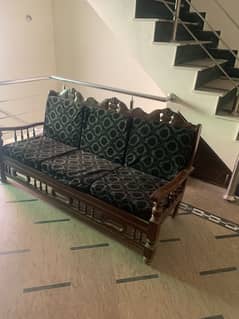 Shesham Wood sofa 3+1+1