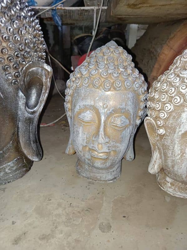 Buddha statue laughing buddha sleeping Face buddha antique 10