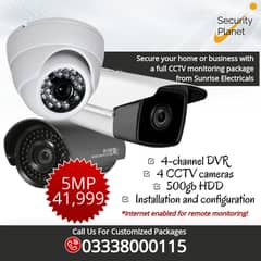 CCTV Dahua Security Cameras / 4 Cameras 5mp Package / cctv / dvr