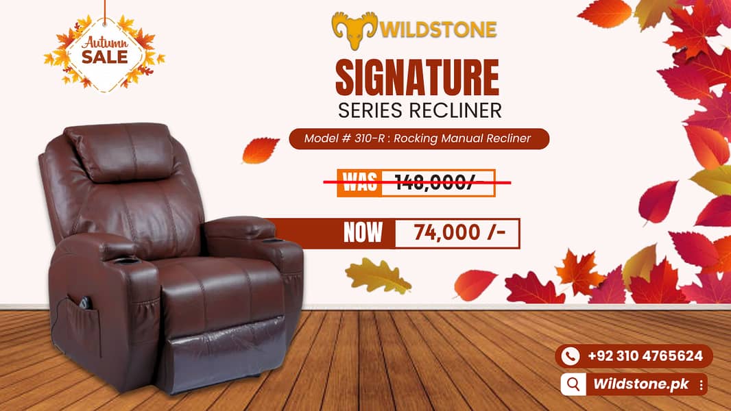 Recliner signature series / imported sofa recliner / recliner for sale 1