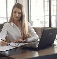 female office secretary