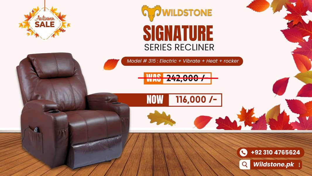 Recliner signature series / imported sofa recliner / recliner for sale 5