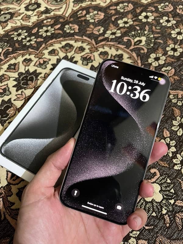 iPhone 15 Pro Max 256gb Non PTA Factory Unlock 5