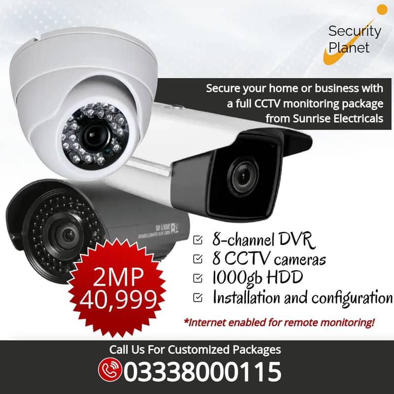 CCTV Dahua Security Cameras / 8 Cameras 2mp Package / cctv / dvr 1