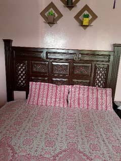 It is good quality wooden bed