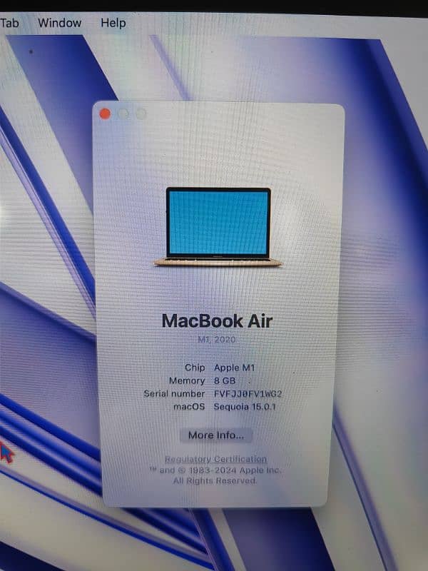 MacBook air M1 2