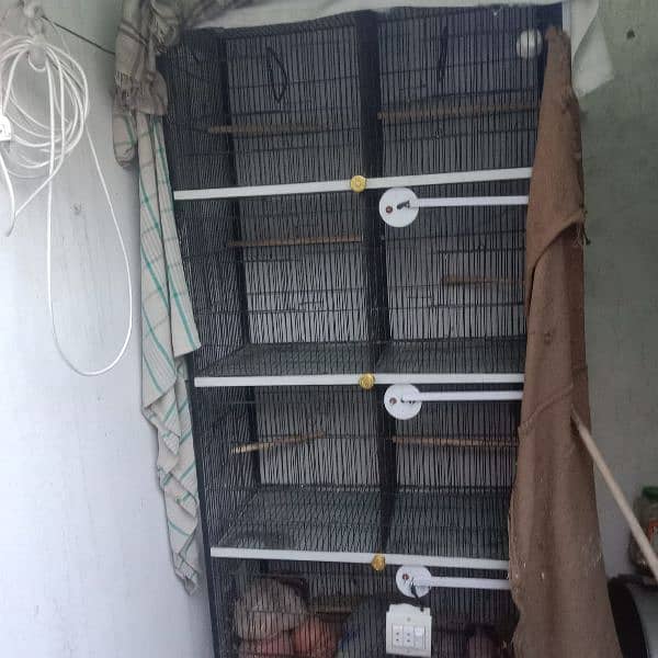 Parrot cage 8 (portion) with complete wiring contact no 0326:8520:462 1