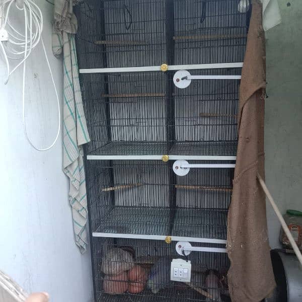 Parrot cage 8 (portion) with complete wiring contact no 0326:8520:462 3