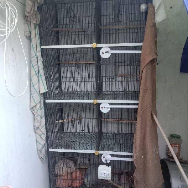 Parrot cage 8 (portion) with complete wiring contact no 0326:8520:462 4