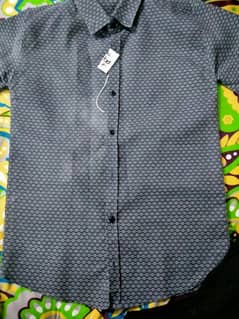 Dotted Pattern gray Shirt (medium)