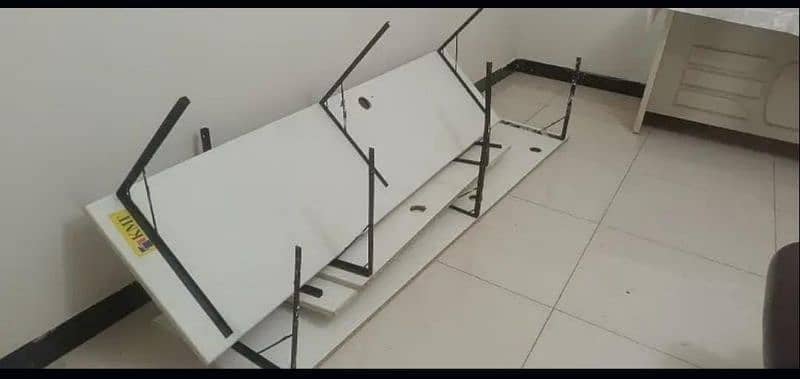 Attachable Tables With Metal frame Available.  Racks Available too 0