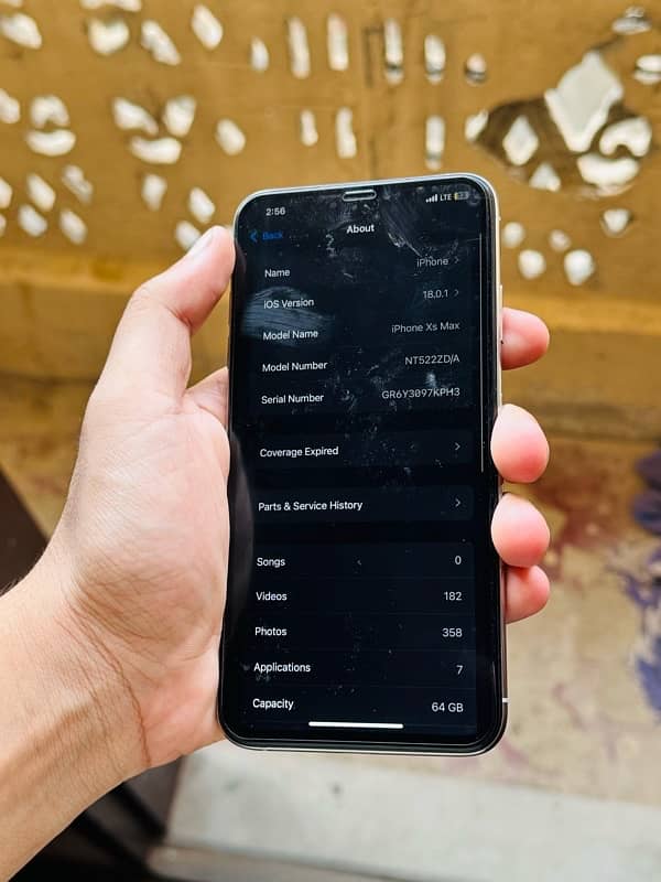 Iphone xs max Pta approved 64gb 3