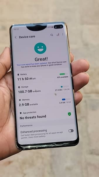 Samsung S10 Plus pta approved 8/128 2