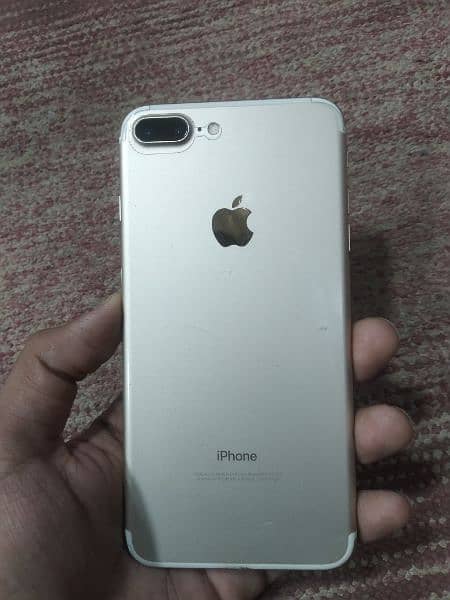 iphone 7plus 256GB PTA APPROVED GLASS CRACKED Gold Colour 1