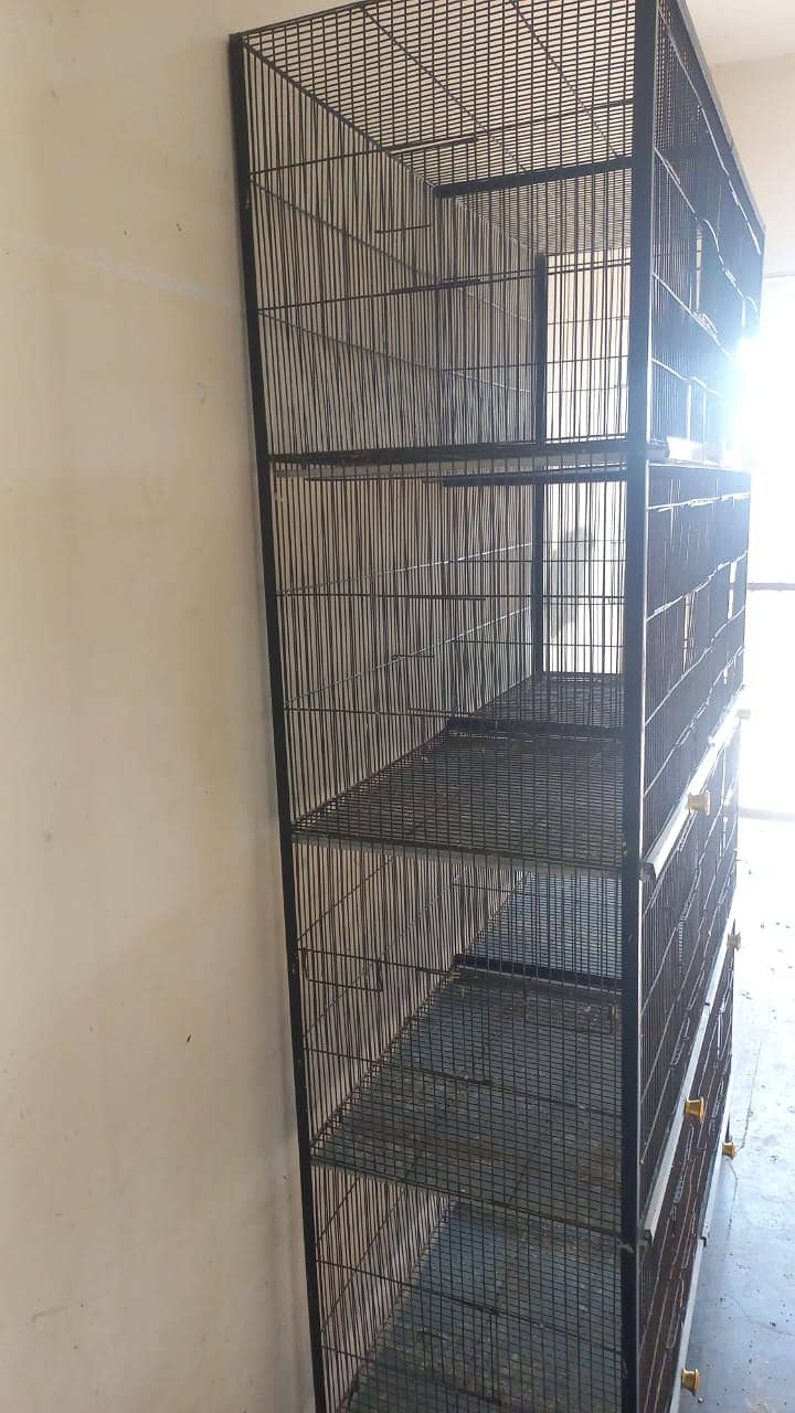 Pure steel cage | Birds cage | Parrot cage | Gray parrot Cage | Cage 1