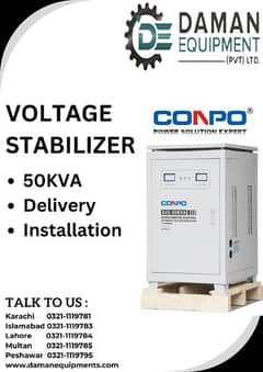 VOLTAGE STABILIZER 50kva