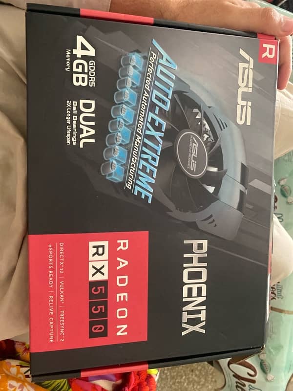 RX 550 4 Gb  asus 1