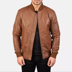 Leather jacket for men