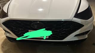 sonata front bumper 2021 n line