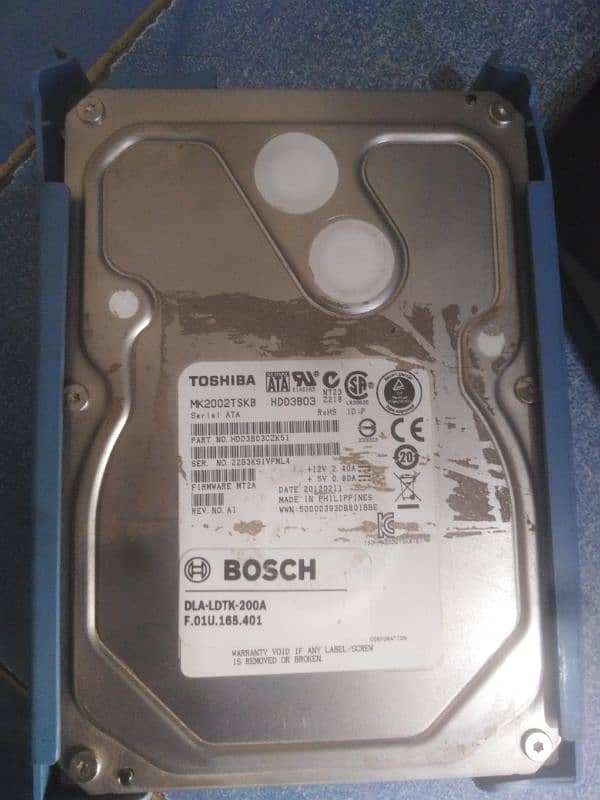 3TB Hitachi hard disk 2TB Toshiba hard disk 2