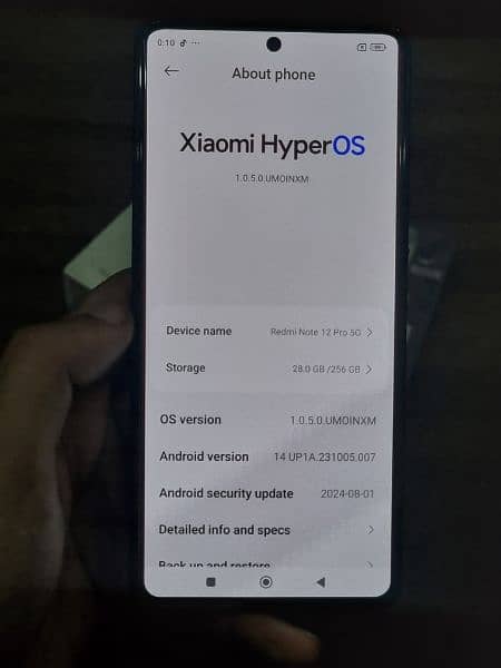 Redmi note 12 pro 5g 12